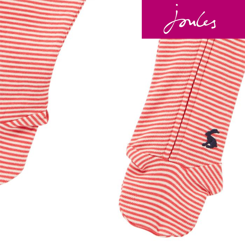 Joules Zippy Babygrow - Red Tractor -4